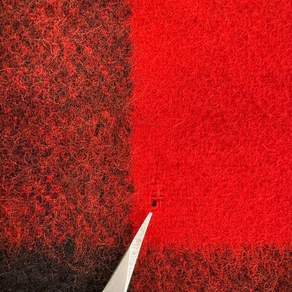 Woolrich Buffalo Check Vest/Size M/Buffalo Check/Sherpa Lined/Outdoors/Unisex - Picture 7 of 9